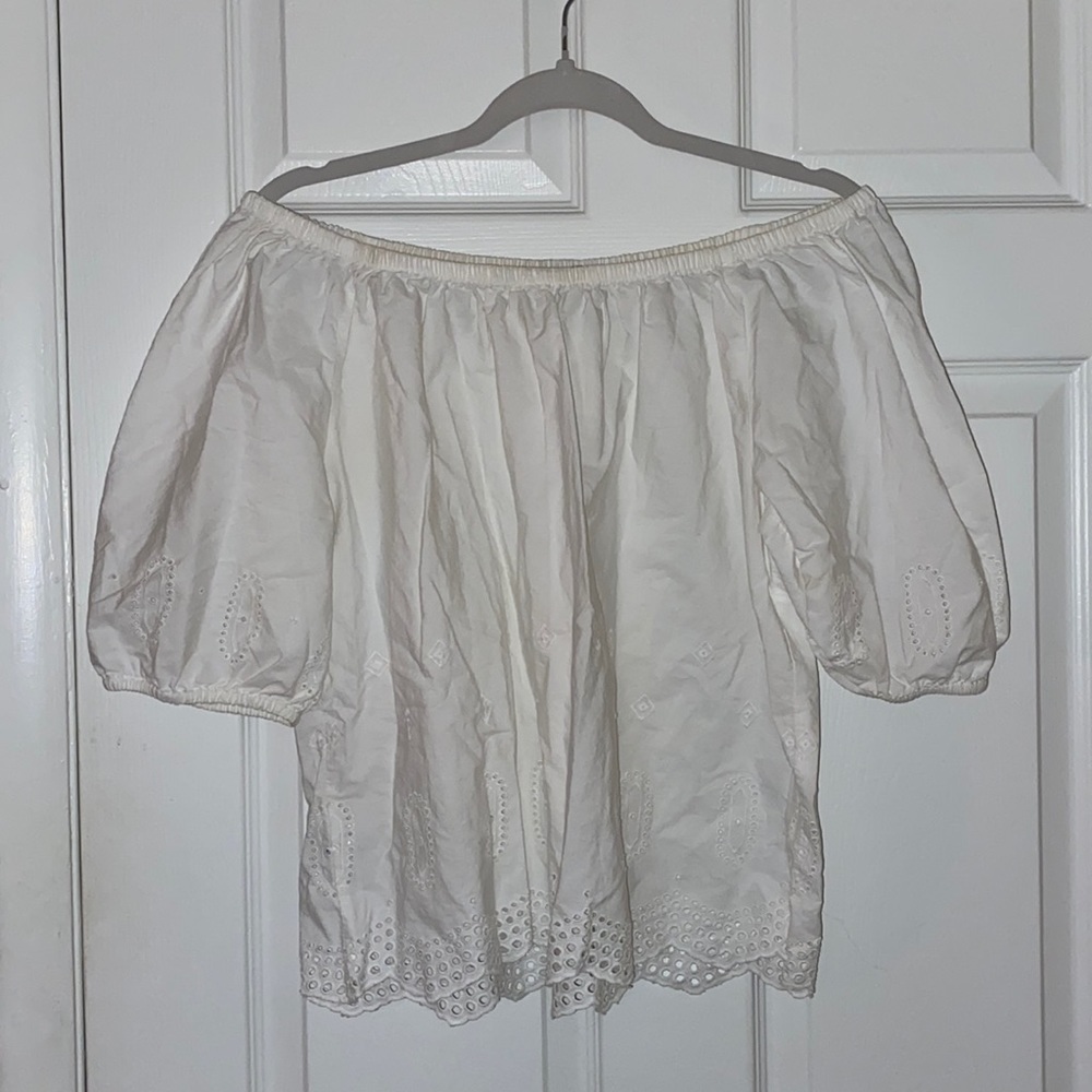 White Loft Blouse
